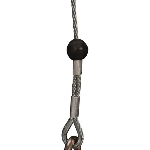 SRL-73303-96 Cable Self-Retracting Lifeline with Recovery, 96', Galvanized Steel, Swivel Action Paper