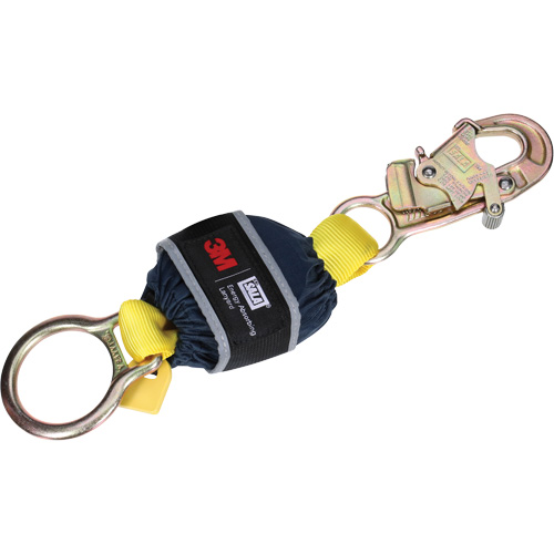 Amortisseur, 1,3', Point d'ancrage &agrave; Anneau en D, Crochet mousqueton aux jambes Action Paper