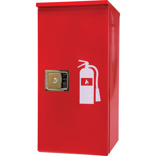 Heavy-Duty Outdoor Fire Extinguisher Cabinet, 14" W x 28" H x 10" D Action Paper