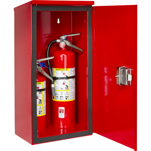 Heavy-Duty Outdoor Fire Extinguisher Cabinet, 14" W x 28" H x 10" D Action Paper