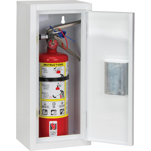 Armoire int&eacute;rieur pour extincteur, 8" la x 18" h x 6" p Action Paper