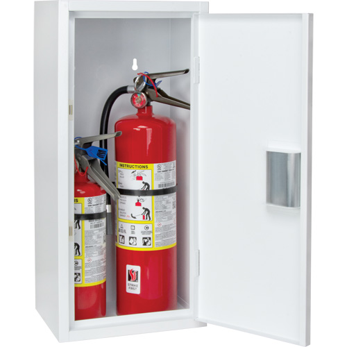 Indoor Fire Extinguisher Cabinet, 12" W x 26" H x 9" D Action Paper
