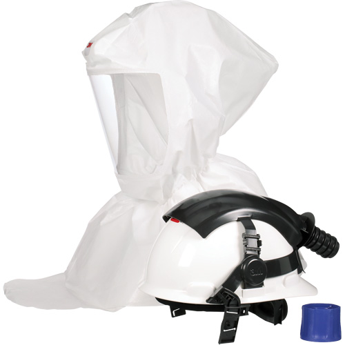 Versaflo S-Series Painter's Hood Assembly S-767 with Inner Shroud & Hardhat, Standard, Hard Top, Single Shroud Action Paper