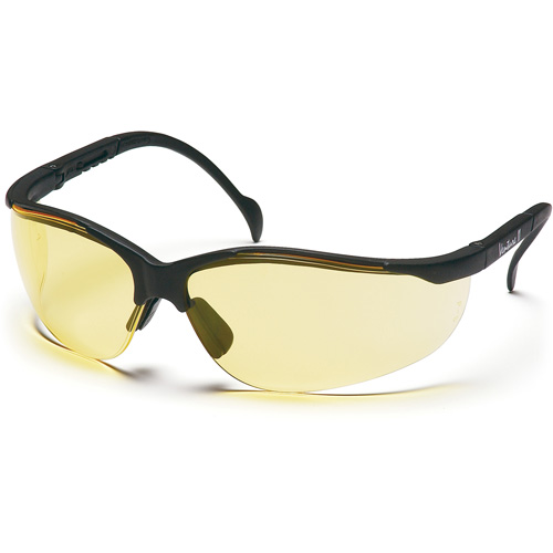 Venture II&reg; Half-Frame Safety Glasses, Amber Lens, ANSI Z87+/MCEPS GL-PD 10-12/Meets/Exceeds CSA Z94.3 Action Paper
