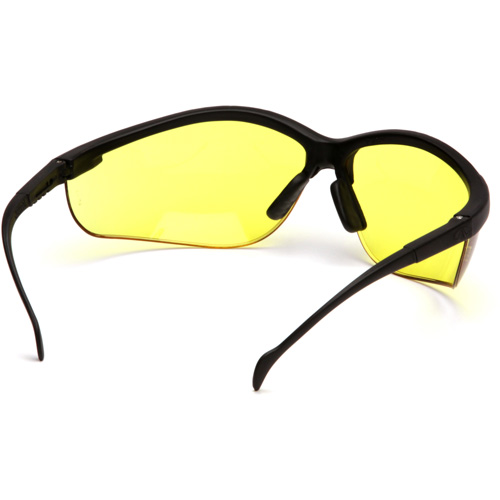 Venture II&reg; Half-Frame Safety Glasses, Amber Lens, ANSI Z87+/MCEPS GL-PD 10-12/Meets/Exceeds CSA Z94.3 Action Paper