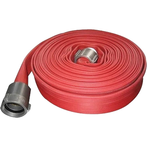 Nitrile Rubber Fire Hose, 50' L, 1-1/2" Dia., 200 Action Paper