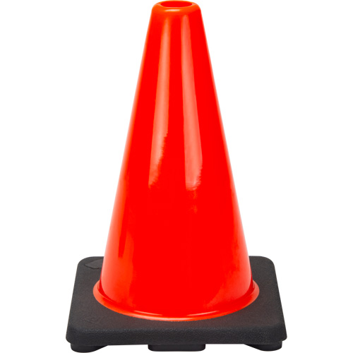 Premium Traffic Cone, 12", Orange Action Paper