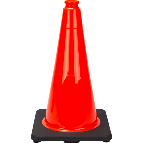 C&ocirc;ne de signalisation de premi&egrave;re qualit&eacute;, 18", Orange Action Paper