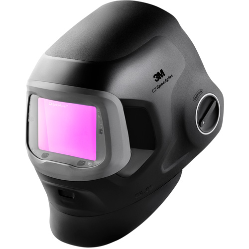 Speedglas G5-03 Pro Black Fixed Front Welding Helmet, 2.8" L x 4.3" W View Area, 2.5/5/8-13 Shade Range, Black Action Paper
