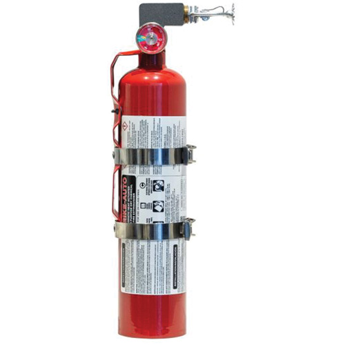 Automatic Heat Actuated Multi-Purpose Fire Extinguisher with Horizontal Mount, ABC, 9.4 L Capacity Action Paper
