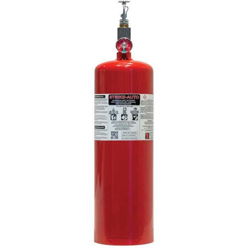 Automatic Heat Actuated Multi-Purpose Fire Extinguisher with Vertical Mount, ABC, 37.8 L Capacity Action Paper