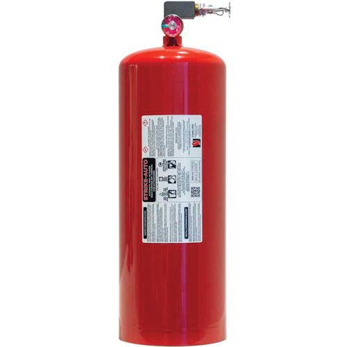Automatic Heat Actuated Multi-Purpose Fire Extinguisher with Vertical Mount, ABC, 75.7 L Capacity Action Paper