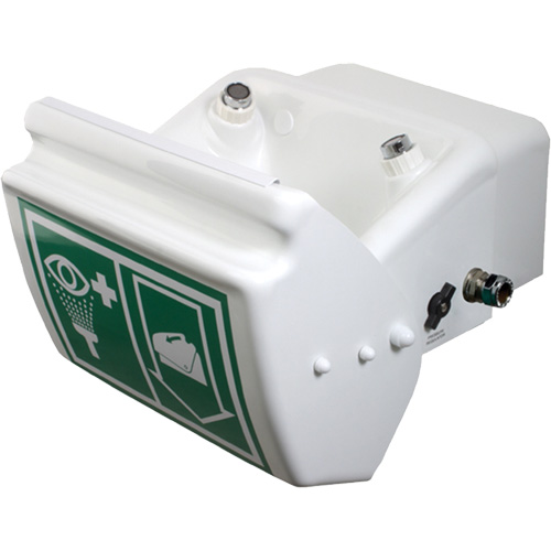 Douche oculaire/faciale, Installation Montage mural, Bol Plastique Action Paper