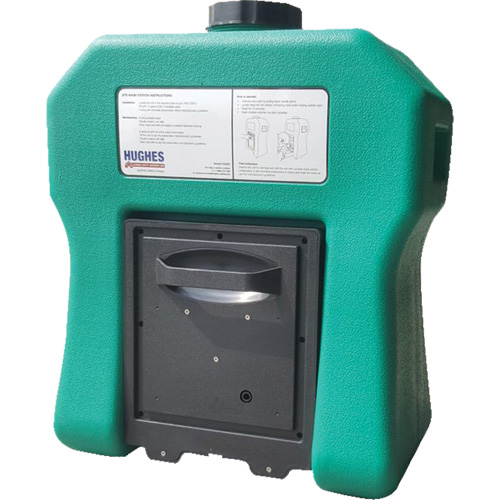 Portable Self-Contained Eyewash Station, Gravity-Fed, 16 gal. Capacity, Meets ANSI Z358.1 Action Paper