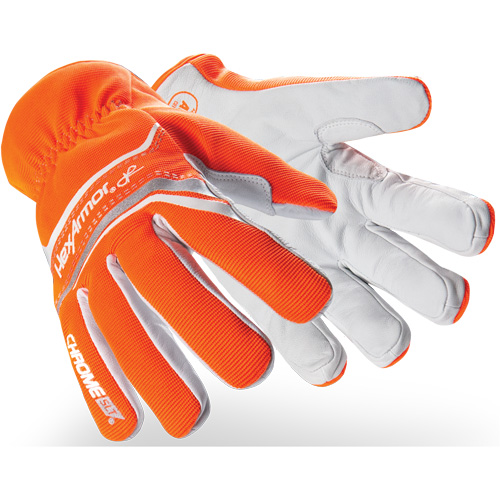 Gants r&eacute;sistant &agrave; la coupe Chrome SLT 4075, Taille Petit/7, Enveloppe en Ch&egrave;vre/PEHP, ASTM ANSI niveau A6/EN 388 niveau E Action Paper