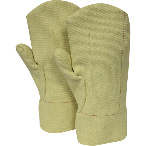 NSA  Thermobest Extreme Heat Lined Mitten, Aramid/Fibreglass/Nomex&reg;, Protects Up To 1000° F (537.8° C) Action Paper