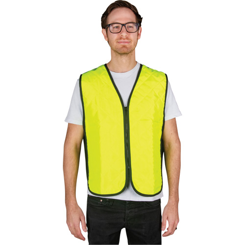 Veste refroidissante &agrave; &eacute;vaporation, 2T-Grand, Jaune lime haute visibilit&eacute; Action Paper