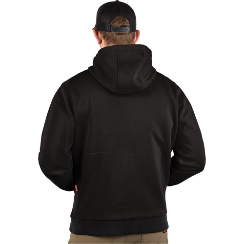 M12 Heated Hoodie (Jacket Only), Men's, Large, Black, Poly-Cotton Action Paper