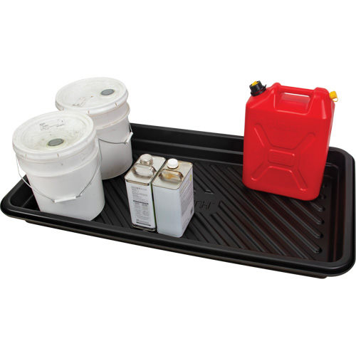 Spill Tray, 24" L x 48" W x 4.5" H, 24 US gal. Spill Capacity Action Paper