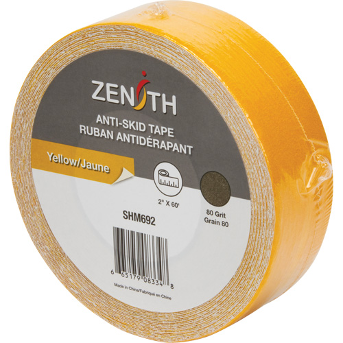Anti-Skid Tape, 2" x 60', Yellow Action Paper