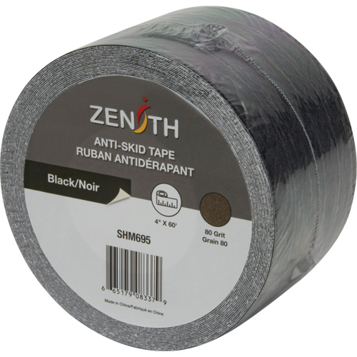 Ruban antid&eacute;rapant, 4" x 60', Noir Action Paper