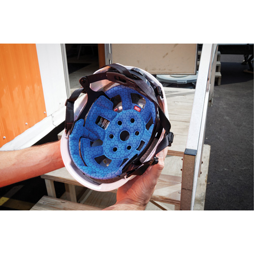 Doublure rafraîchissante pour casque de protection BOLT, Bleu Action Paper