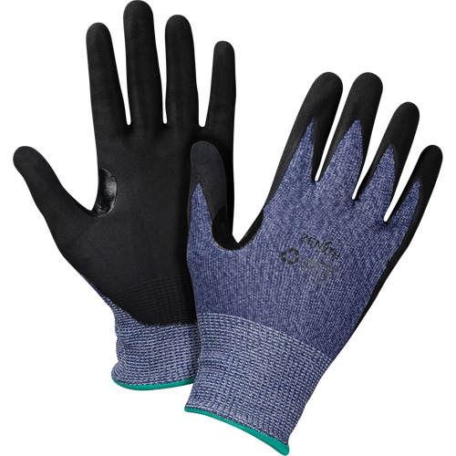 Cut-Resistant Gloves, Size Small, 15 Gauge, Foam Nitrile Coated, HPPE Shell, ASTM ANSI Level A3 Action Paper