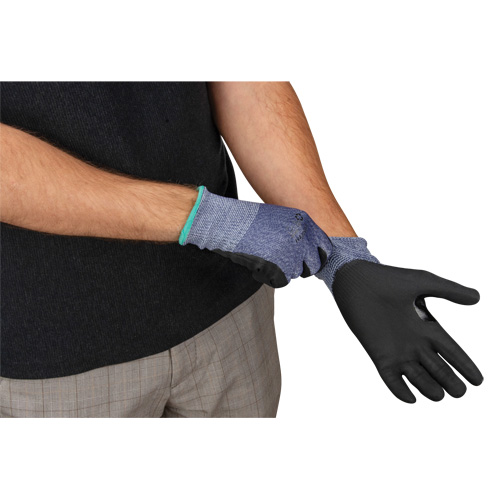Cut-Resistant Gloves, Size Small, 15 Gauge, Foam Nitrile Coated, HPPE Shell, ASTM ANSI Level A3 Action Paper