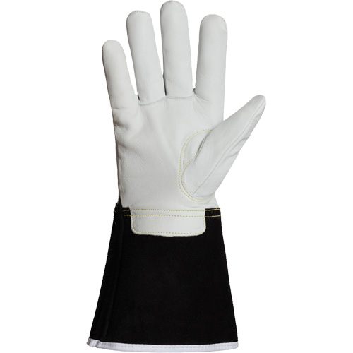 Endura&reg; 399GKGL5 Welding Gloves, Grain Goatskin, Size X-Small Action Paper