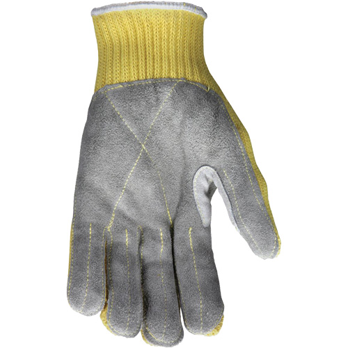 CutPro&reg; Cut Resistant Work Gloves with Split Leather Palm, Size Small, 7 Gauge, Kevlar&reg; Shell, ASTM ANSI Level A3 Action Paper
