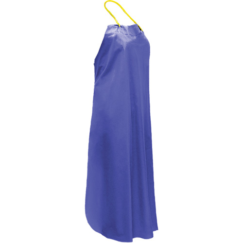 CoverMe Apron, PVC/Vinyl, 45" L x 35" W, Blue Action Paper