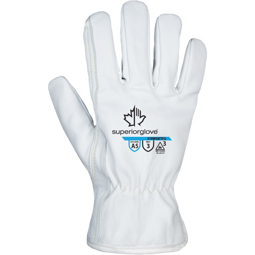 Endura&reg; 378WGKTFG Arc Flash-Rated Gloves, Grain Goatskin, Size X-Small Action Paper