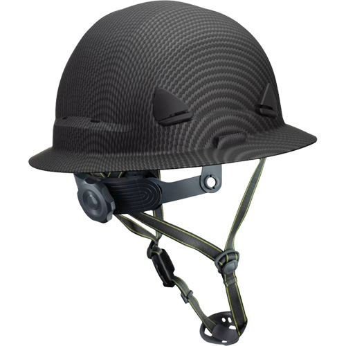 Casque Fibre Metal de style escalade avec bordure compl&egrave;te, R&eacute;pond aux normes CSA type 2, Suspension Rochet, Non ventil&eacute; Action Paper