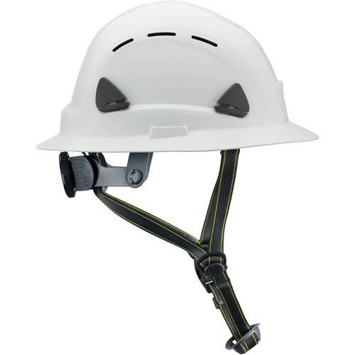 Casque Fibre Metal de style escalade avec bordure compl&egrave;te, R&eacute;pond aux normes CSA type 2, Suspension Rochet, Ventil&eacute; Action Paper