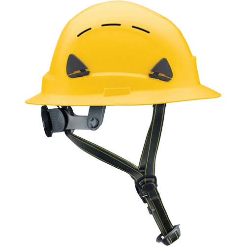 Casque Fibre Metal de style escalade avec bordure compl&egrave;te, R&eacute;pond aux normes CSA type 2, Suspension Rochet, Ventil&eacute; Action Paper