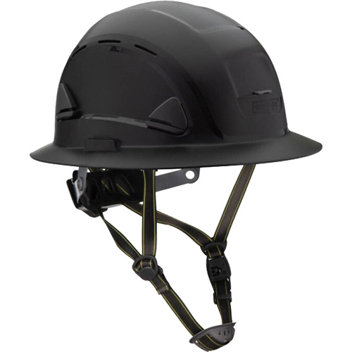 Casque Fibre Metal de style escalade avec bordure compl&egrave;te, R&eacute;pond aux normes CSA type 2, Suspension Rochet, Ventil&eacute; Action Paper