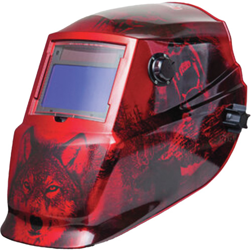 Auto Darkening Welding Helmet, 3.78" L x 2.05" W View Area, 9 - 13 Shade Range Action Paper
