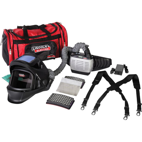 VIKING 3250D FGS&reg; Auto-Darkening PAPR with Extended Battery, Welding Helmet, Lithium-Ion Battery Action Paper
