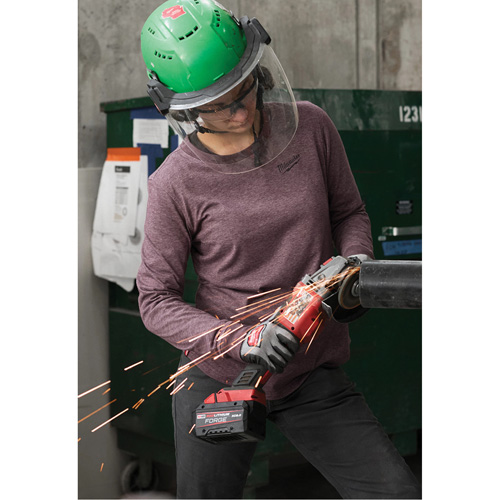 T-shirt hybride &agrave; manches longues FREEFLEX, Femmes, T-petit, Mauve Action Paper