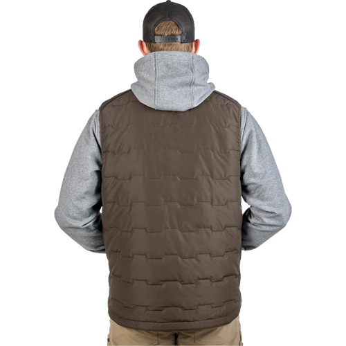FREEFLEX Lightweight Insulated Vest, Men's, Small, Brown Action Paper