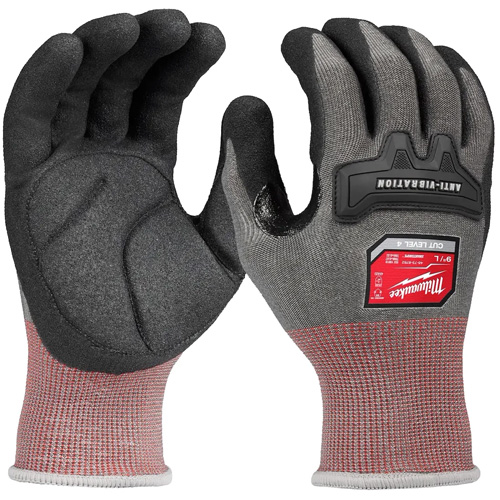 Gants antivibration haute dext&eacute;rit&eacute;, Taille Petit, Paume Synth&eacute;tique Action Paper