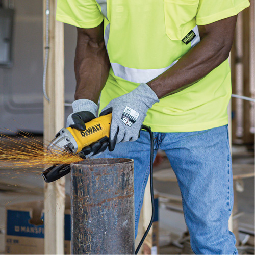 RWG566 AXIS Cut Protection Touchscreen Work Glove, Size 2X-Large, 18 Gauge, Polyurethane Coated, Stainless Steel/HPPE Shell, ASTM ANSI Level A5/EN 388 Level E Action Paper