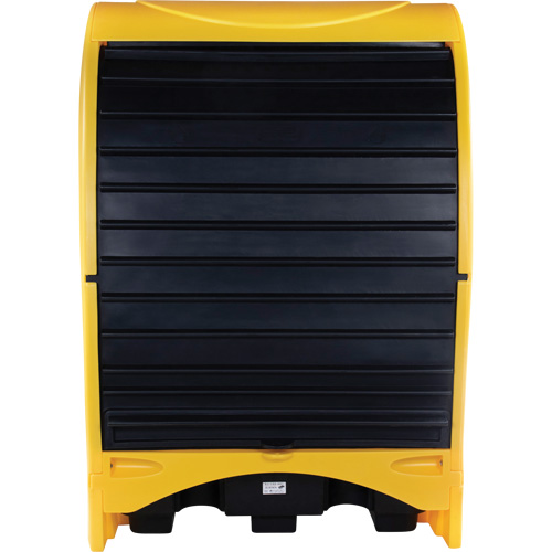 2-Drum Hard Cover Spill Pallet, 43.11" L x 61.61" W x 83.07" H, 1433 lbs. Load Capacity Action Paper