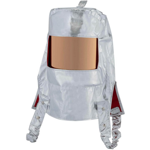 Cagoule r&eacute;fl&eacute;chissant la chaleur avec fen&ecirc;tre transparente dor&eacute;e Action Paper