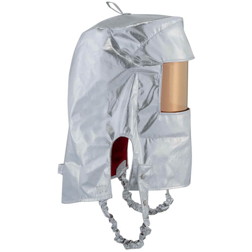 Cagoule r&eacute;fl&eacute;chissant la chaleur avec fen&ecirc;tre transparente dor&eacute;e Action Paper
