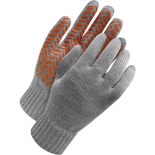 Deny&reg; Wool/Acrylic Glove with PVC Grip, Size Large Action Paper