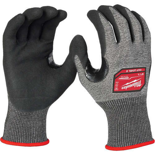 Gants de haute dext&eacute;rit&eacute;, Taille T-Grand, Calibre 18, Rev&ecirc;tement Nitrile, Enveloppe en Poly&eacute;thyl&egrave;ne, ANSI/ISEA 105 niveau 5 Action Paper