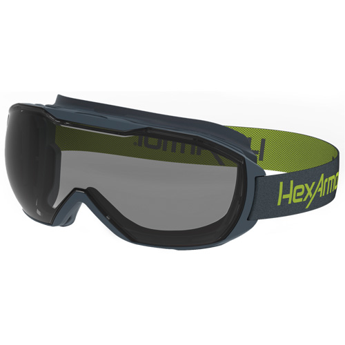 Lunettes &agrave; coque de s&eacute;curit&eacute; MX500, Lentille Gris, Antibu&eacute;e/Anti-&eacute;gratignures, Ventilation Indirecte Action Paper