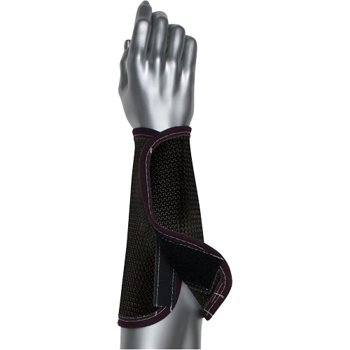 Kut Gard&reg; 2-Ply Cane Mesh Sleeve, Nylon, 9", ASTM ANSI Level A4, Black Action Paper