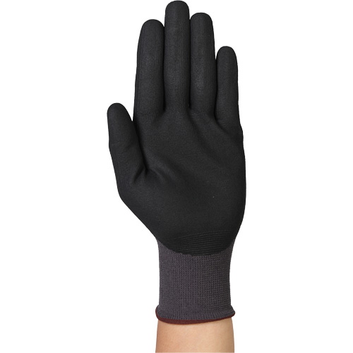 Gants Hyflex 11-844, Taille 5/2T-petit, Calibre 15, Rev&ecirc;tement Mousse de nitrile, Enveloppe en Nylon/Spandex, ASTM ANSI niveau A1/EN 388 niveau 1/EN 388 niveau A Action Paper